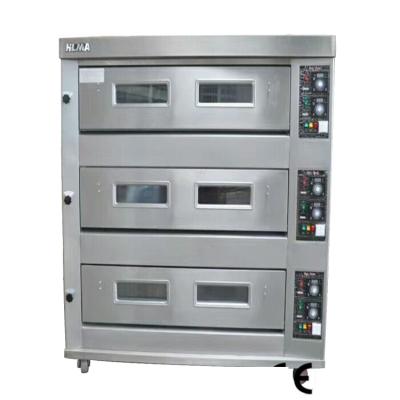 China Commercial electric snack factory gas pizza bread bakery oven prices for sale