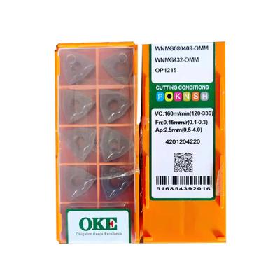 China Negative insert oke 100% original tungsten carbide inserts Wnmg0804 carbide cutting inserts for sale