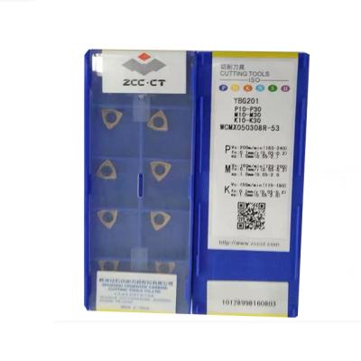 China Hign Wear Resistance ZCC.CT WCMX Carbide Inserts For U Drill WCMX050308R-53 YBG201 for sale