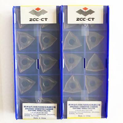 China ZCCCT Negative Insert Cemented Carbide Inserts To Finish WNMG080404-EF for sale