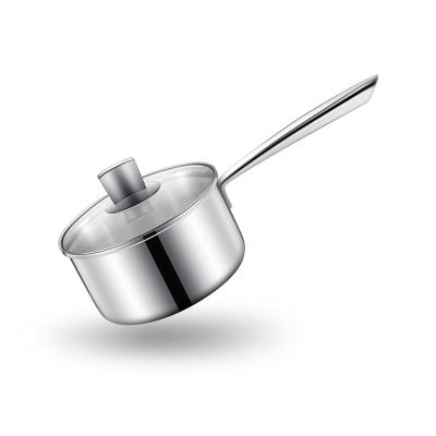 China 18 Cm Mini 304 Germany 2.6 Quart Pan Stainless Steel Sustainable Design Triple for sale