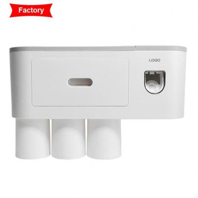 China Creative Wholesale Viable Toothbrush Storage Holder Without Punching Gargle Teeth Cup Brushing Wall Hanging for sale