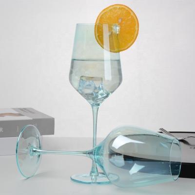 China 2021 Hot Selling CLASSIC Creative Crystal Clear Long Steamer Champagne Flat Wine Glass For Wedding Drinking for sale