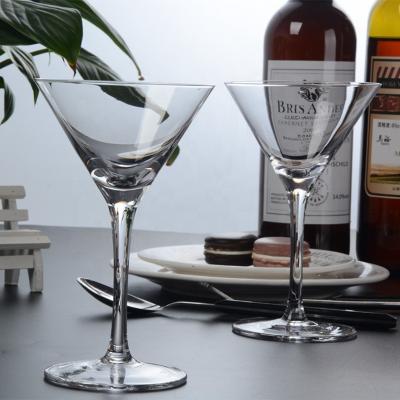 China Contemporary Hot Selling Non Slip Glass 170ml Transparent Lead Free Cocktail Glass Cup Crystal Non Slip for sale