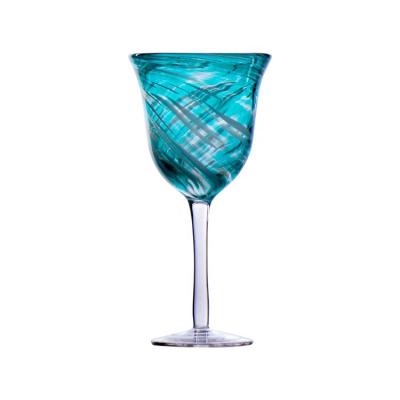 China Contemporary Custom Long Stem Glassware Sublimation Lead Free Crystal Wine Glass for sale