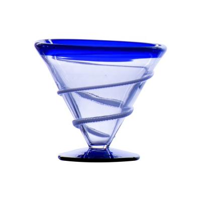 China Quality contemporary blown clear lead free hand blown crystal stemless cocktail glass for bar for sale