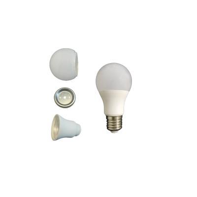 China LED Globe Bulbs A60 7W 10# E27 / B22 Plastic Coated Aluminum LED Components for sale