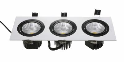 China Energiesparendes vertieftes Dimmable führte Downlights 21w 1200lm IP65, helles Silber zu verkaufen