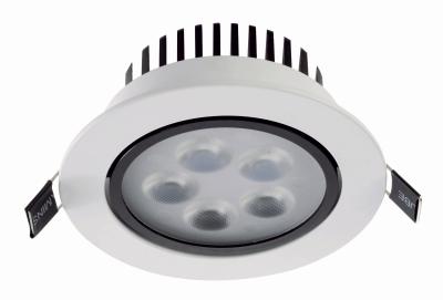 China Epistar Chip 5W Led Ceiling Lights 425lm Black Aluminum Alloy High Brightness for sale