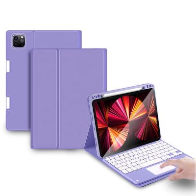 China 2021 New Arrival Wireless Keyboard For iPad Tablet Touchpad Mechanical Keyboard Case For iPad Air 2020 4th Generation for sale