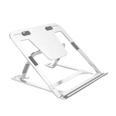 China Fashion Aluminum Alloy Foldable Notebook Stand PC Computer Metal Bracket for 11-17.3 inch Adjustable Foldable for sale