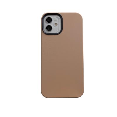 China IKOOKEG Anti-drop Case Slim Luxury PC Cell Phone Mobile Case with Soft Microfiber for iPhone 12 Protective Back Cover for sale