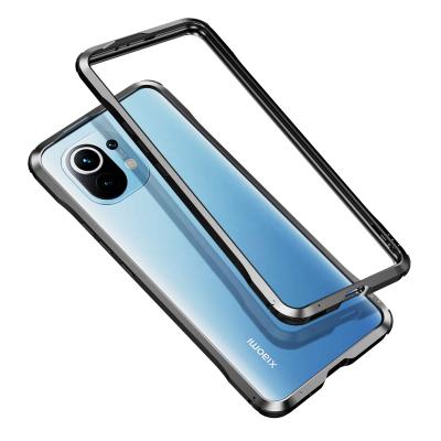 China 2021 IKOOKEG Anti-fall Metal Frame Case For Xiaomi 11 Slim Shockproof Metal Case Bumper Cover For Xiaomi 10 Pro Ultra for sale