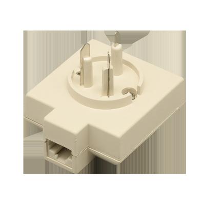 China Signal Transmission Customized Telephone Accessories RJ11 Telephone Adapter For Finland & Norway for sale