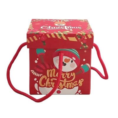 China Recyclable Christmas Cookie Tins Candy Tins Chocolate Packaging Box For Gift Giving for sale