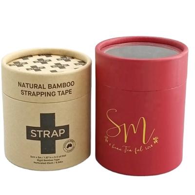 China Tube Packaging Box Recyclable Eco Friendly Paper Paper Box For Tea Coffee Packaging for sale