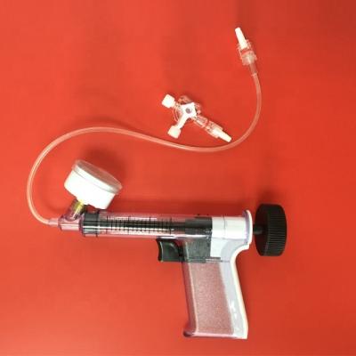 China Plastic Medical Balloon Inflation Device 20ml Gun Inflator for sale