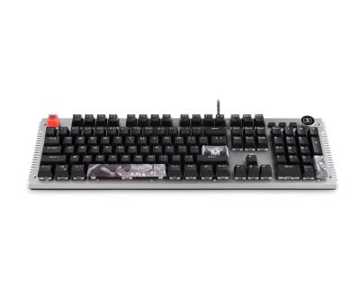 China Hot sale xinmeng plug and play black K 968 RGB black mechanical keyboard from china wired connection for games. for sale