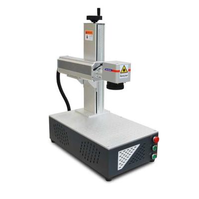 China Drehfaser-Lasermarkierungsmaschine 50w Portable Desktop-Lasermarker zu verkaufen