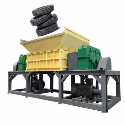 China Multifunctional Rubber Tyre Shredder Machine Low Noise Wood Pallet Shredder Machine for sale