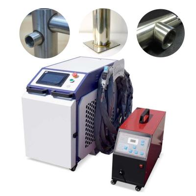 China Wassergekühlte Laserschweißmaschine 1500W 2000W Fiber Handheld 4 in 1 Portable Schweißmaschine für Metall zu verkaufen