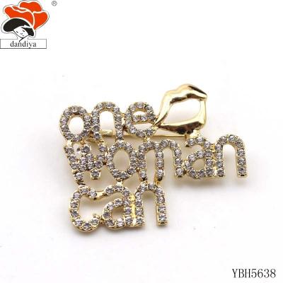 China Mk Jewelry Mk Brooch on Rhinestone Mary Kay JEWELRY PIN Dandiay OEM Factory for sale