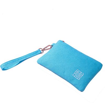 China Fashion Fashion Promotional Gfit Zipper Coin Bag Canvas Pouch Bag Customized Logo Printed Small Cotton Coin Purse for sale