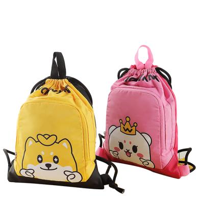 China Wholesale Custom Sports Waterproof Backpack Custom Logo 210D Fashion Folding Waterproof Backpack Portable Double Straps Sport Backpack for sale