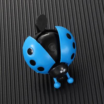 China Stunning Beetle Beetle Horn Gifts Steel+Plastic 4 Color Beautiful Tower Alarm Siren Bicycle Accessories Ladybug Outdoor Bike Bell for sale