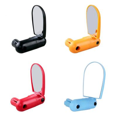 China Road Bikes Silicone Grip Scooter Cycling Universal Rearview Mirror 360 Degree Wide Angle Convex Mirror Bicycle Mirrors for sale