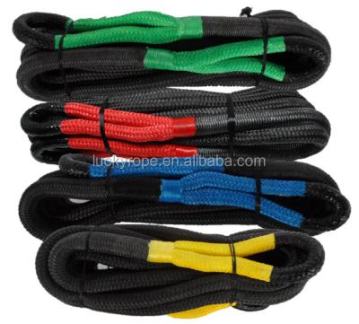 China Nylon Rescue Rope / Tow Truck Car Pull Ropes Kinetic Car Tow Rope Recovery Ropes for sale