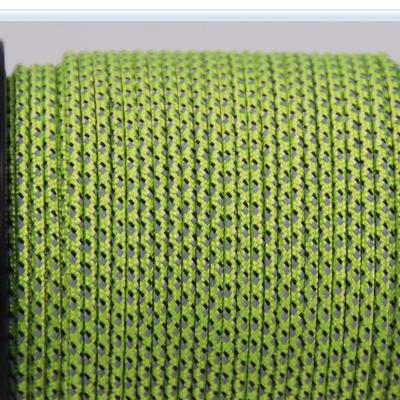 China super strong and light fluorescent reflective guyline tent rope glow in dark reflective camping rope for sale