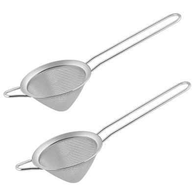 China Conical Fine Viable Mesh Strainer Stainless Steel Mesh Strainer Tea Strainer Small for sale