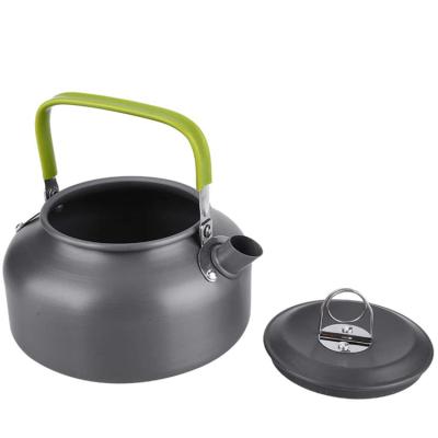 China 0.8L 1.2L Camping Kettle Camping Picnic Water Kettle Teapot Coffee Pot Durable Outdoor Portable Ultralight Rise Compact Quick-Heat for sale