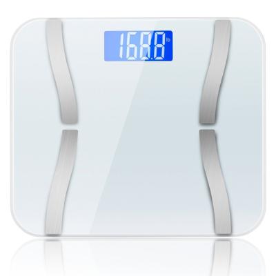 China Digital Household Scale Smart BMI Body Composition Analyzer Scale With Blue LCD Display for sale