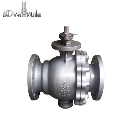 China ANSI Standard 4 Inch Handle General Price Flanged Floating High Pressure Stainless Steel Ball Valve for sale