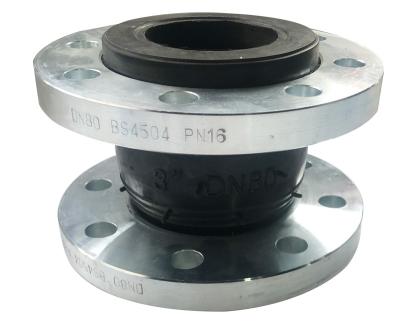 China NBR / EPDM Carbon Steel Flexible Rubber Flange Joint Expansion for sale