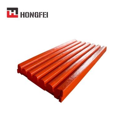 China High Manganese Mining Equipment NN18 Steel Crushing Plates Moving Jaw Plate For Crusher for sale