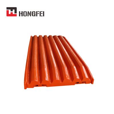 China Mining Equipment Jaw Plate For NN18 Steel Crusher High Manganese Moving Plates for sale