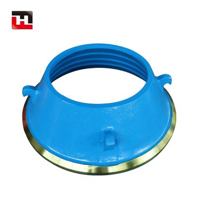 China Construction Replacement Cone Crusher Parts High Manganese Bowl Liner And Coat for sale