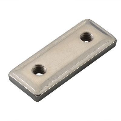 China NGD-02M5 Heavy Industry Single Hole Nut Aluminum Band Handler Accessory Slider JE40D020 Fixed Single Hole Square for sale