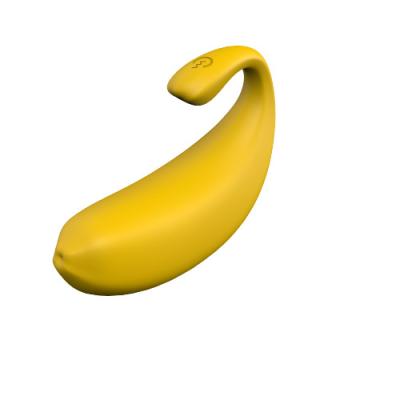 China Portable 9 Frequency Banana Grip Remote Control Sex Toys Internal and External Stimulation Vibrator for sale