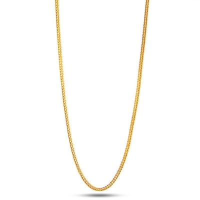 China FASHIONABLE Xinfly 18K Platinum Yellow Chopin Chain Necklace AU750 Rose Gold Adjustable Chain Without Pendant Accessories for sale