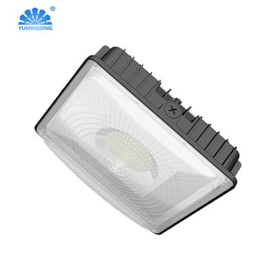 China Warehouse hot sales 60w led gas station celling light aluminum lighting 220v led canopy lights for sale