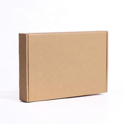 China Custom Cheap Foldable Flat Postal Mailing Mailing Announcement Corrugated Packaging Box Materials Mailing Box Recycled for sale