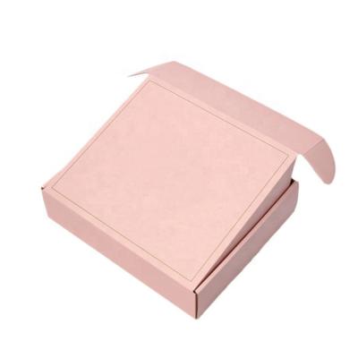 China Recycled Materials Paper Shipping Cardboard Custom Printed Corrugated Paper Cosmetic Packaging Mailer Box For Makeup for sale