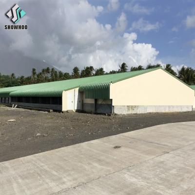 China Modern Design Steel Structure Poultry House Egg Chicken House Design For Layers Prefab Poultry Farm for sale