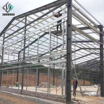 China Modern Quick Steel Structure Construction Shed Houses Cowry Qingdao Farm Building for sale