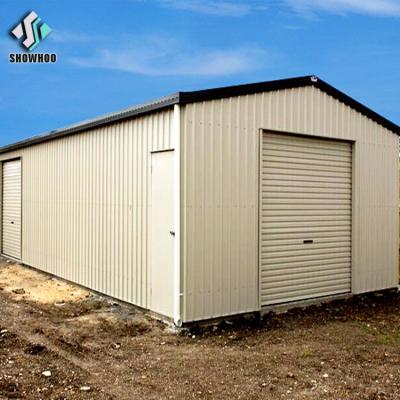 China Low Price Modern Steel Structure Metal Prefab Garages And Sheds for sale