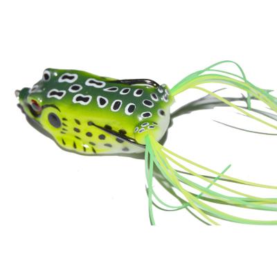 China Blackfish Bionic Soft Frog Bait Hook Bait Killer Blackfish PVC Bait Thunder Frog Bait Artificial Fishing Soft Nsect Bait Bass Fishing Lures for sale